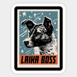 Laika Boss Sticker